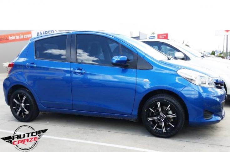 TOYOTA YARIS FLEXX BLACK MACHINED FACE